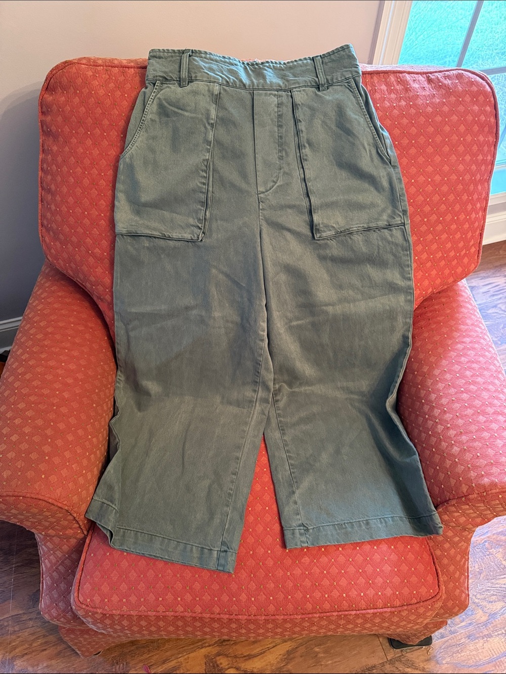 YFB Olive Green Utility Capris - super soft & comfy